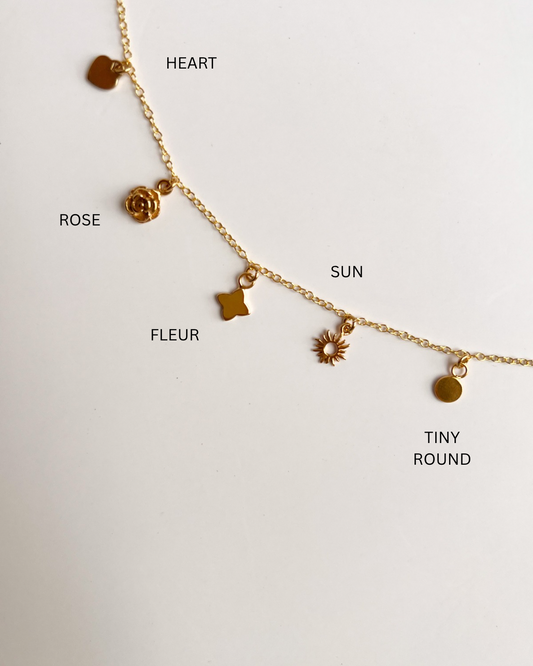 ELARA Personalised Charm Bracelet & Anklet